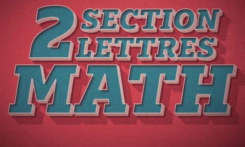 mathématiques en 2ème année de l’enseignement secondaire Lettres