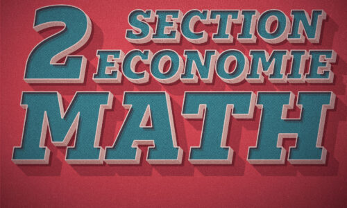 mathématiques en 2ème année de l’enseignement secondaire Economie et Services