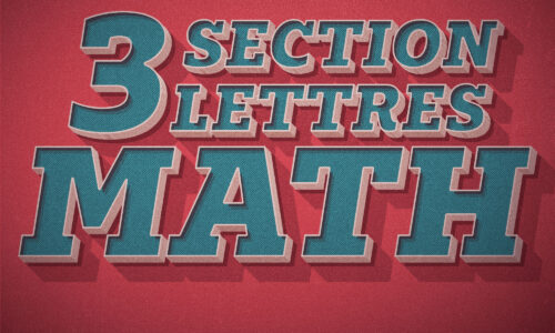 MATHÉMATIQUES 3ème année de l’enseignement secondaire Lettres